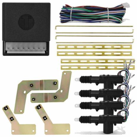 Kit Trava Elétrica Peugeot 206 207 01 A 10 4p Dupla Serventia + Jogo Suportes - Import Menor preço em Kit Trava Elétrica Peugeot 206 207 01 A 10 4p Dupla Serventia + Jogo Suportes - Import