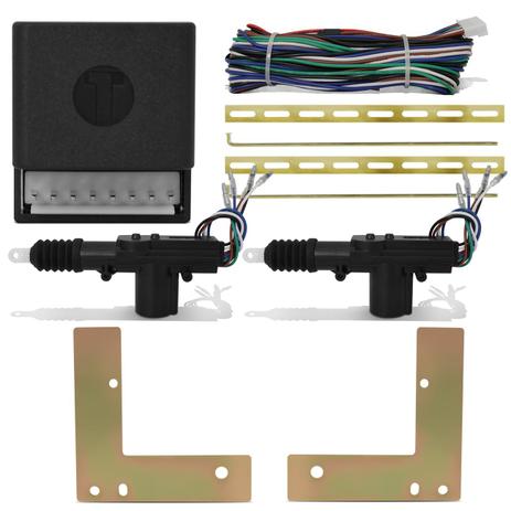 Kit Trava Elétrica Uno 84 a 14 2 Portas Dupla Serventia + Jogo Suportes Aço - Tech one - luferma Menor preço em Kit Trava Elétrica Uno 84 a 14 2 Portas Dupla Serventia + Jogo Suportes Aço - Tech one - luferma