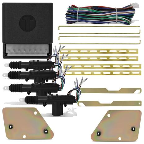 Kit Trava Elétrica Uno 84 a 14 4 Portas Dupla Serventia + Jogo Suportes Aço - Tech one - luferma Menor preço em Kit Trava Elétrica Uno 84 a 14 4 Portas Dupla Serventia + Jogo Suportes Aço - Tech one - luferma