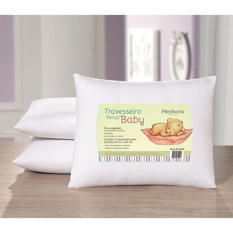 Kit Travesseiro com Fronha 30x50cm Luma Baby Hedrons Menor preço em Kit Travesseiro com Fronha 30x50cm Luma Baby Hedrons