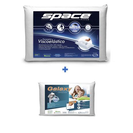 Kit Travesseiro Nasa Nap Space + Nap Galaxy Infantojuvenil Menor preço em Kit Travesseiro Nasa Nap Space + Nap Galaxy Infantojuvenil