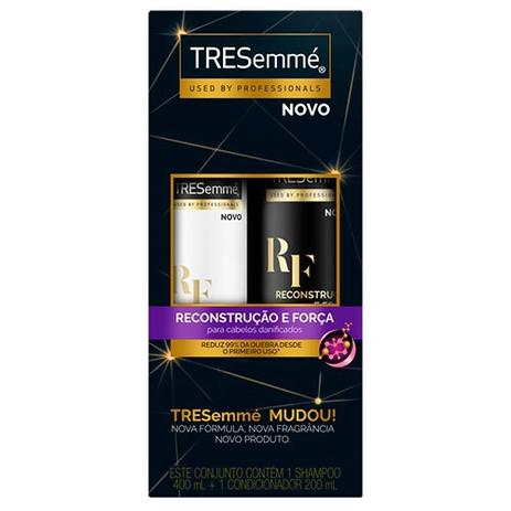 Kit Tresemme Reconstrução e Força Shampoo 400ml + Condicionador 200ml Menor preço em Kit Tresemme Reconstrução e Força Shampoo 400ml + Condicionador 200ml