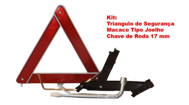 Kit Triangulo + Macaco Tipo Joelho + Chave De Roda 17 Mm - Cinoy Menor preço em Kit Triangulo + Macaco Tipo Joelho + Chave De Roda 17 Mm - Cinoy