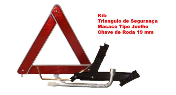 Kit Triângulo + Macaco Tipo Joelho + Chave De Roda 19 Mm - Cinoy Menor preço em Kit Triângulo + Macaco Tipo Joelho + Chave De Roda 19 Mm - Cinoy