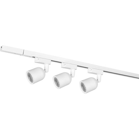 Kit Trilho LED com 3 Spots 7W Elegance Avant 3000K Luz Amarela Menor preço em Kit Trilho LED com 3 Spots 7W Elegance Avant 3000K Luz Amarela