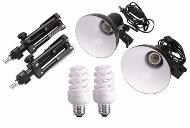Kit tripé Iluminador PKL 45 para Mini Estudio - 220V - Greika Menor preço em Kit tripé Iluminador PKL 45 para Mini Estudio - 220V - Greika