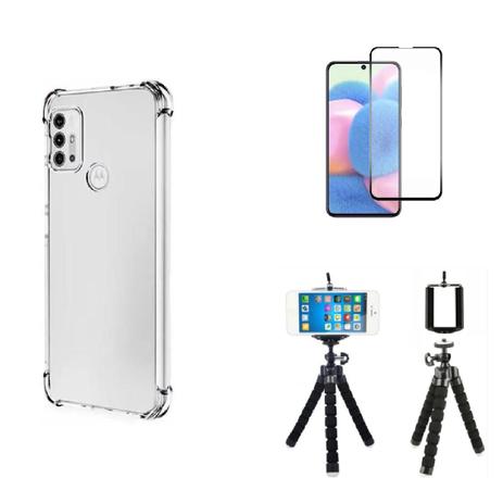Kit Tripé Motorola Moto G10 + Capa + Película De Vidro 3D - Acessórios para  Celular - Magazine Luiza