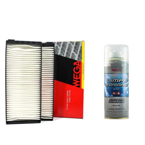 Kit Troca De Filtro Ar Condicionado + Higienizador J3 1.4 16v 2011 em diante - Wega e tecbril Menor preço em Kit Troca De Filtro Ar Condicionado + Higienizador J3 1.4 16v 2011 em diante - Wega e tecbril