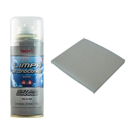 Kit Troca De Filtro De Ar Condicionado + Higienizador Azera 2012 Em Diante - Wega e tecbril Menor preço em Kit Troca De Filtro De Ar Condicionado + Higienizador Azera 2012 Em Diante - Wega e tecbril