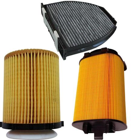 Kit Troca de Filtro Mercedes Benz Classe C 180 1.6 16v Cgi Turbo 2013 Em Diante - Wega Menor preço em Kit Troca de Filtro Mercedes Benz Classe C 180 1.6 16v Cgi Turbo 2013 Em Diante - Wega