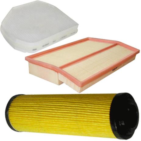 Menor preço em Kit Troca de Filtro Mercedes Benz  Classe C 180 1.8 16v 1994 a 2000 - Wega