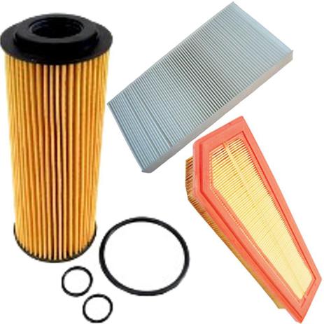 Menor preço em Kit Troca de Filtro Mercedes Benz Classe Slk 250 1.8 Cgi 2012 Em Diante - Wega