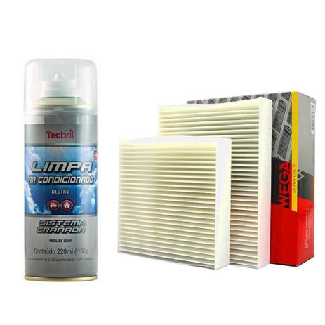 Kit Troca De Filtros Ar Condicionado + Higienizador 2008 1.6 16v 2015 208 1.5 1.6 Flex 2013 Em Diante - Wega Menor preço em Kit Troca De Filtros Ar Condicionado + Higienizador 2008 1.6 16v 2015 208 1.5 1.6 Flex 2013 Em Diante - Wega