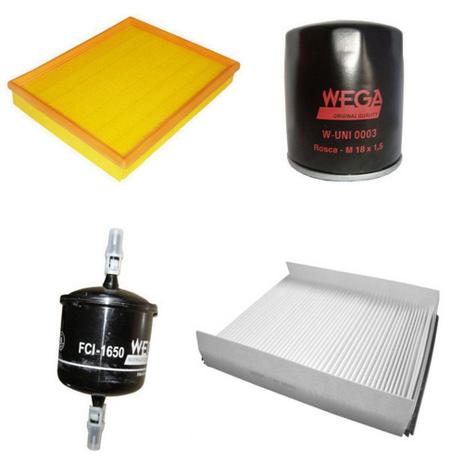Menor preço em Kit Troca De Filtros Astra 2.0 8v Flex Power 2003 Em Diante - Wega