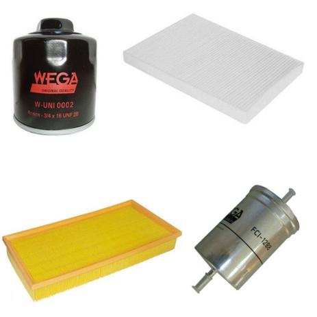 Menor preço em Kit Troca De Filtros Bora 2.0 8V FLEX 2007 até 2011 - Wega