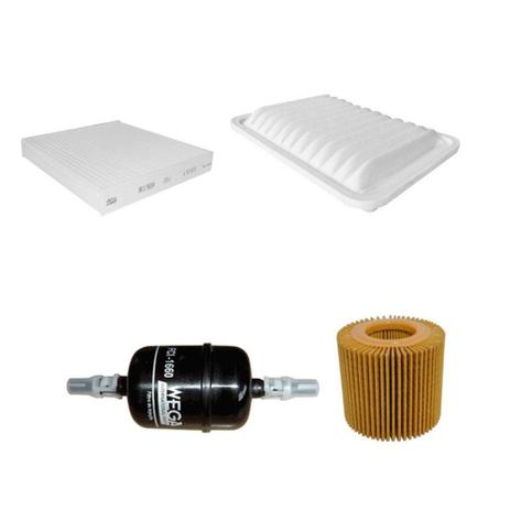 Menor preço em Kit Troca De Filtros Corolla 2.0 16v Flex 2010 em diante - Wega