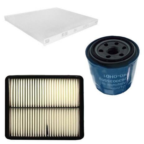 Menor preço em Kit Troca De Filtros Kia Sorento 2.4 16v 2010 em diante - Wega