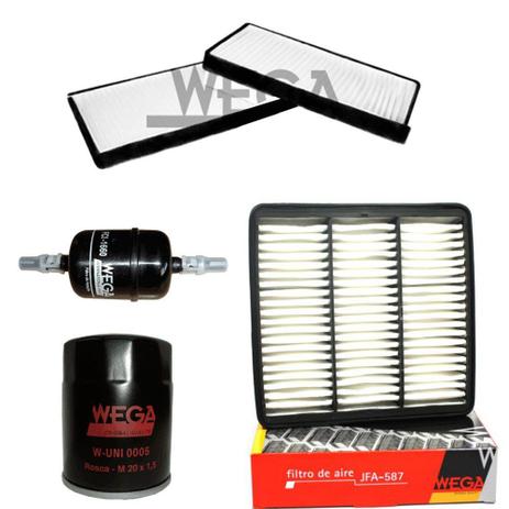 Menor preço em Kit Troca De Filtros Pajero Tr4 2.0 16v Flex 2007 Em Diante - Wega