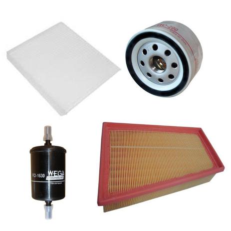 Menor preço em Kit Troca De Filtros Scenic 2.0 16v Hi-flex 2008 Em Diante - Wega