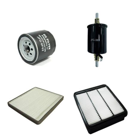 Menor preço em Kit Troca De Filtros Tiggo 2.0 16v Flex 2009 Em Diante - Wega havoline e tecbril