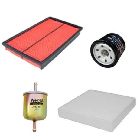 Kit Troca De Filtros X-trail 2.0 16v 2001 Em Diante - Wega Menor preço em Kit Troca De Filtros X-trail 2.0 16v 2001 Em Diante - Wega