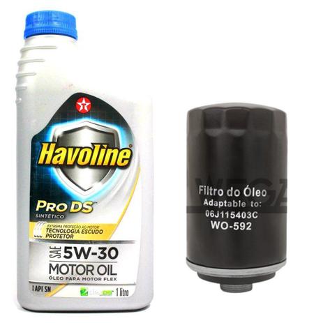 Kit Troca De Óleo Audi A4 2.0 Tfsi S-tronic 2008 Até 2012 - Wega havoline e tecbril Menor preço em Kit Troca De Óleo Audi A4 2.0 Tfsi S-tronic 2008 Até 2012 - Wega havoline e tecbril