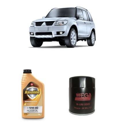 Kit Troca de Oleo + Filtro Pajero Tr4 Todos - Wega e havoline Menor preço em Kit Troca de Oleo + Filtro Pajero Tr4 Todos - Wega e havoline