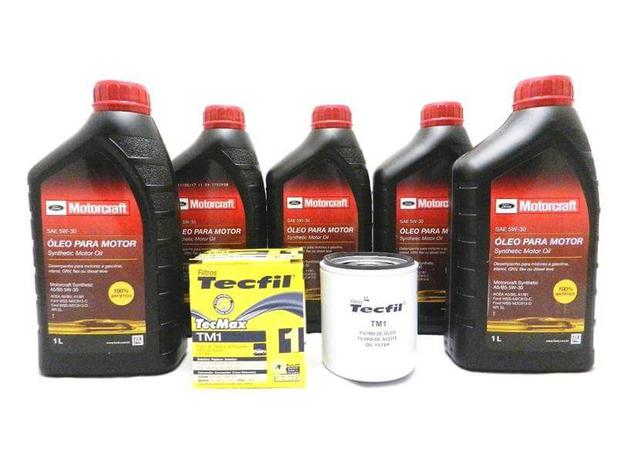 Kit Troca de Óleo Focus e Ecosport 2.0 - Óleo Ford Motorcraft 5w30 e Filtro de Óleo Ford Menor preço em Kit Troca de Óleo Focus e Ecosport 2.0 - Óleo Ford Motorcraft 5w30 e Filtro de Óleo Ford