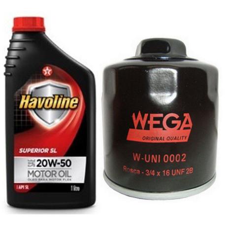Kit Troca De Óleo Gol 1.0 8v 1996 Até 2002 - Wega e havoline Menor preço em Kit Troca De Óleo Gol 1.0 8v 1996 Até 2002 - Wega e havoline