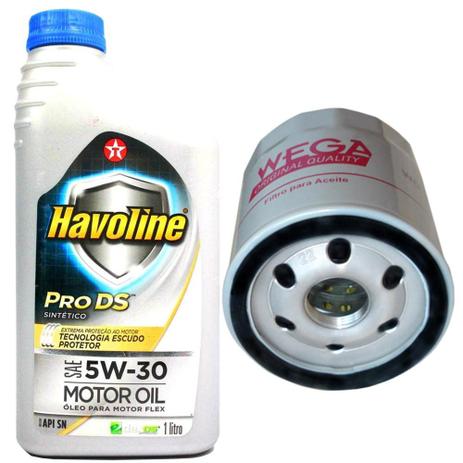 Kit Troca de Óleo Jeep Compass 2.0 16v 2012 Em diante - Wega e havoline Menor preço em Kit Troca de Óleo Jeep Compass 2.0 16v 2012 Em diante - Wega e havoline