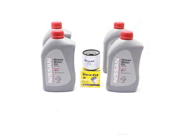 Kit Troca de Óleo March e Versa 1.0 3cil - Óleo Nissan 5w30 e Filtro de Óleo Tecfil - Original é boa?