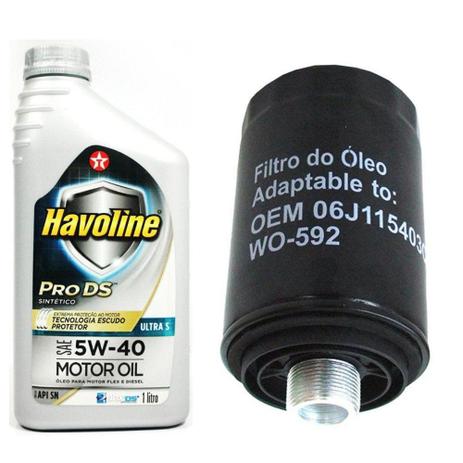 Kit Troca De Óleo Passat 2.0 16v Fsi Turbo 2010 Em Diante - Wega e havoline Menor preço em Kit Troca De Óleo Passat 2.0 16v Fsi Turbo 2010 Em Diante - Wega e havoline