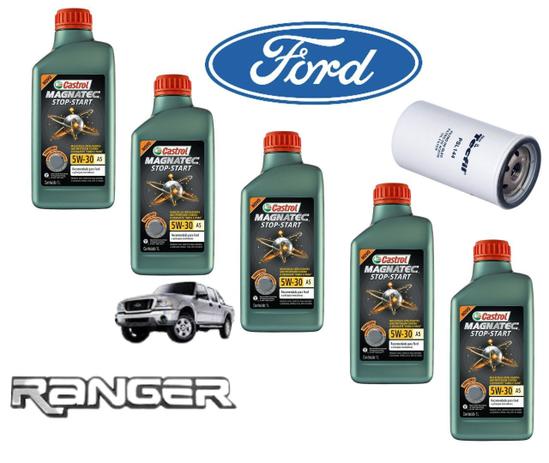 Kit troca de oleo ranger 2.3 8v xl r cab 2000 à 2012 - CASTROL Menor preço em Kit troca de oleo ranger 2.3 8v xl r cab 2000 à 2012 - CASTROL