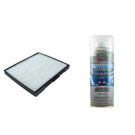 Menor preço em Kit Troca Filtro Ar Condicionado + Higienizador Jac J5 1.5 16v 20128203 Em diante - Wega e tecbril