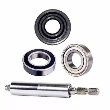 Kit Tubo Eixo 2 Rolamentos Retentor Lf75 Lte09 Lf80 - Electrolux Menor preço em Kit Tubo Eixo 2 Rolamentos Retentor Lf75 Lte09 Lf80 - Electrolux