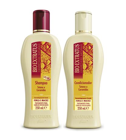 Kit Tutano e Ceramidas Shampoo + Condicionador 250ml - Bio extratus Menor preço em Kit Tutano e Ceramidas Shampoo + Condicionador 250ml - Bio extratus