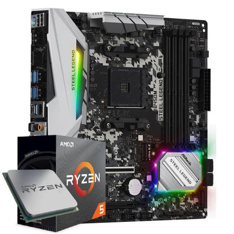 Kit Upgrade Gamer AMD Ryzen 5 3600 Placa mãe Asrock B450M Steel Legend Skill - Skill Gaming Menor preço em Kit Upgrade Gamer AMD Ryzen 5 3600 Placa mãe Asrock B450M Steel Legend Skill - Skill Gaming