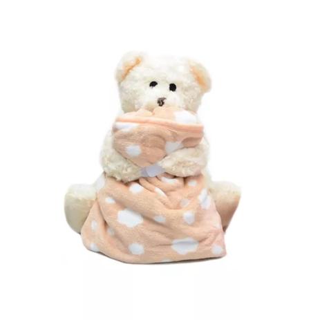 Kit Urso de Pelúcia com Manta Flannel Infantil - Andreza - Andreza enxovais Menor preço em Kit Urso de Pelúcia com Manta Flannel Infantil - Andreza - Andreza enxovais