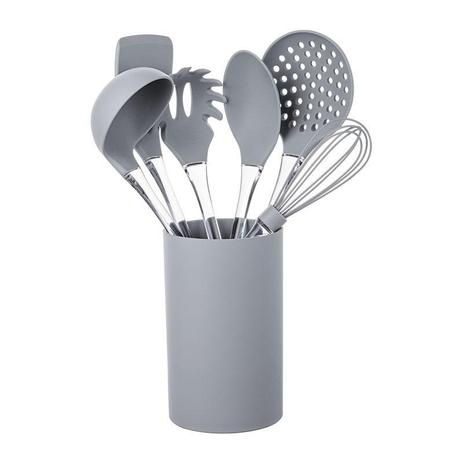 Kit Utensílios de Silicone + Acrílico 7 Peças Cinza Euro é boa?