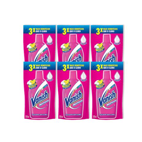 Kit Vanish Multiuso Líquido Refil 500ml com 6 Unidades - Air wick Menor preço em Kit Vanish Multiuso Líquido Refil 500ml com 6 Unidades - Air wick