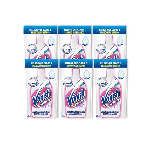 Kit Vanish White Líquido Refil 500ml com 6 Unidades - Air wick Menor preço em Kit Vanish White Líquido Refil 500ml com 6 Unidades - Air wick