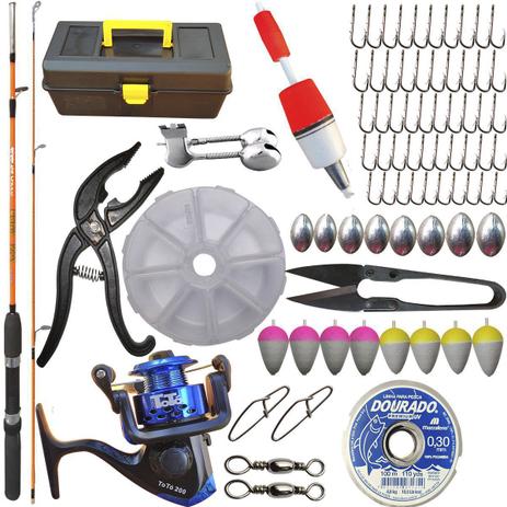 Kit vara de pesca com Molinete Maleta e Acessórios - MARINE,MARURI,MAZZAFERRO é ruim? Kit vara de pesca com Molinete Maleta e Acessórios - MARINE,MARURI,MAZZAFERRO é boa?