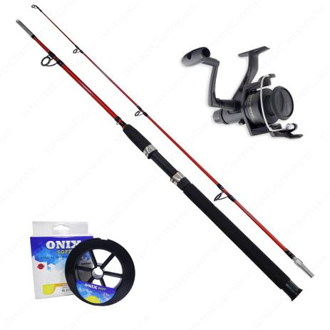 Kit Vara Lumis Expert 1,65m + Molinete IX4000 + Linha Soft 0,33mm - Kit de pesca Menor preço em Kit Vara Lumis Expert 1,65m + Molinete IX4000 + Linha Soft 0,33mm - Kit de pesca
