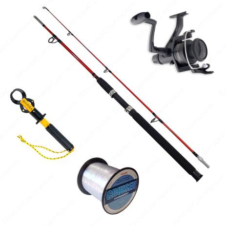 Kit Vara Lumis Expert 1,80m + Molinete IX4000 + Linha Cruiser 0,26mm + Alicate - Kit de pesca Menor preço em Kit Vara Lumis Expert 1,80m + Molinete IX4000 + Linha Cruiser 0,26mm + Alicate - Kit de pesca