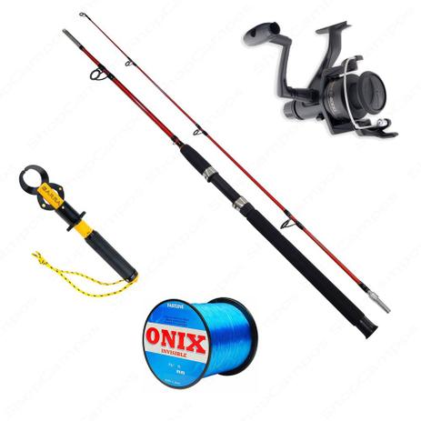 Kit Vara Lumis Expert 1,80m + Molinete IX4000 + Linha Invisible 0,28mm + Alicate - Kit de pesca Menor preço em Kit Vara Lumis Expert 1,80m + Molinete IX4000 + Linha Invisible 0,28mm + Alicate - Kit de pesca