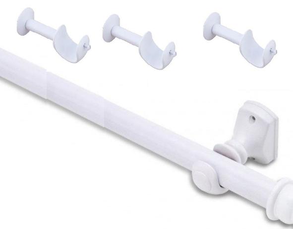 kit Varão 4M +3 Suporte De Parede Para Varão De 28mm /1 Furo - Admirare Menor preço em kit Varão 4M +3 Suporte De Parede Para Varão De 28mm /1 Furo - Admirare
