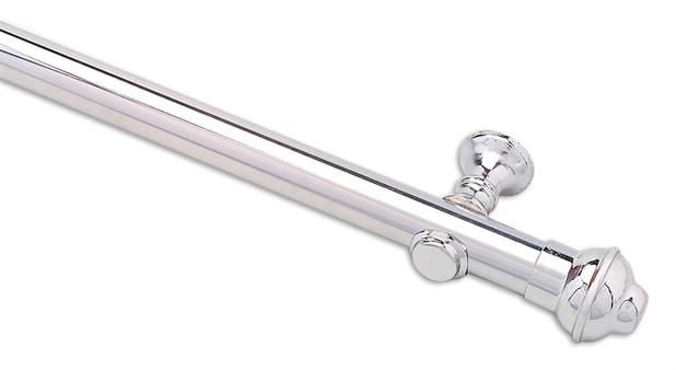 Kit varão cromado 19mm largura 2,00m com emenda - belchior Menor preço em Kit varão cromado 19mm largura 2,00m com emenda - belchior
