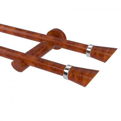 Kit Varão de Cortina 4m com Emenda Alemão Plus Belchior Jacarandá Menor preço em Kit Varão de Cortina 4m com Emenda Alemão Plus Belchior Jacarandá