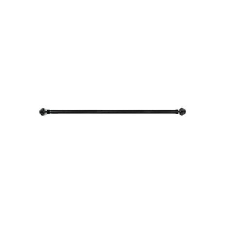 Kit Varão Extensivo para Cortina 1,6 a 3 Metros Ponteira Esfera Preta - Evolux Menor preço em Kit Varão Extensivo para Cortina 1,6 a 3 Metros Ponteira Esfera Preta - Evolux