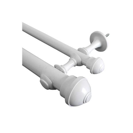 Kit Varão para Cortina Duplo 19/28mm Branco 3 Metros - Perfitec é boa?